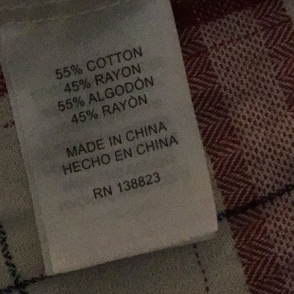 Women Rank Flannel - Picture 5 of 5